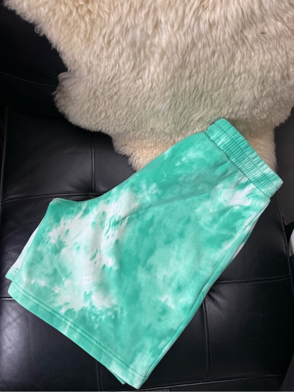 NWT Adidas Tie dye Fleece Shorts Sz Large - Picture 5 of 6